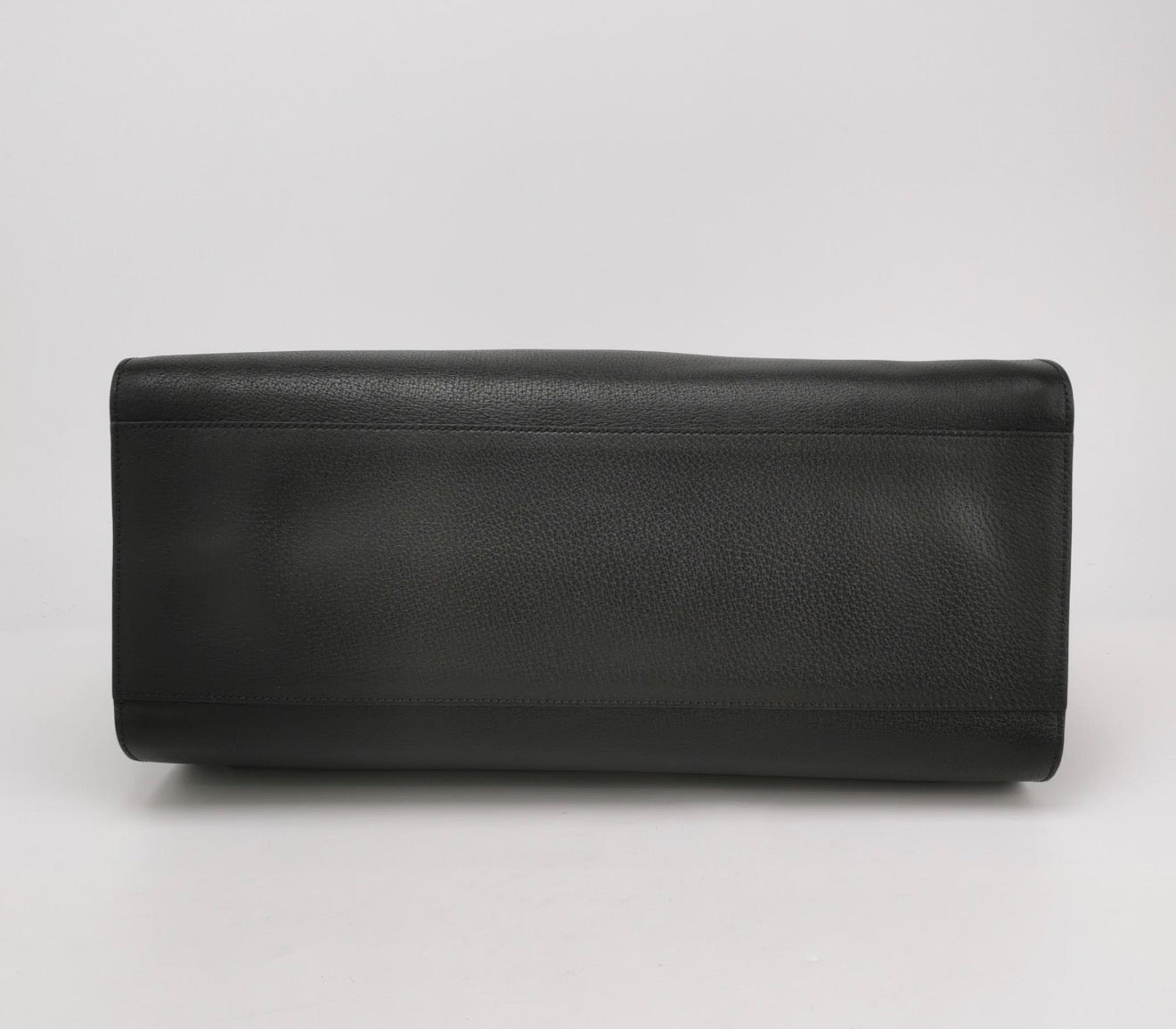 GUCCI Grained Calfskin Web Crystal Butterfly Totem Top Handle Bag