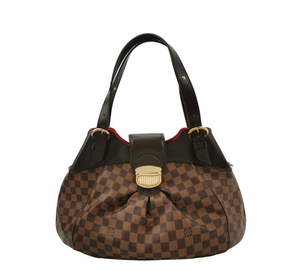 LOUIS VUITTON Damier Ebene Sistina GM