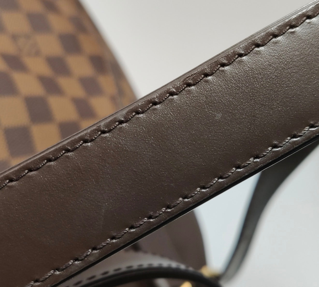 LOUIS VUITTON Damier Ebene Sistina GM