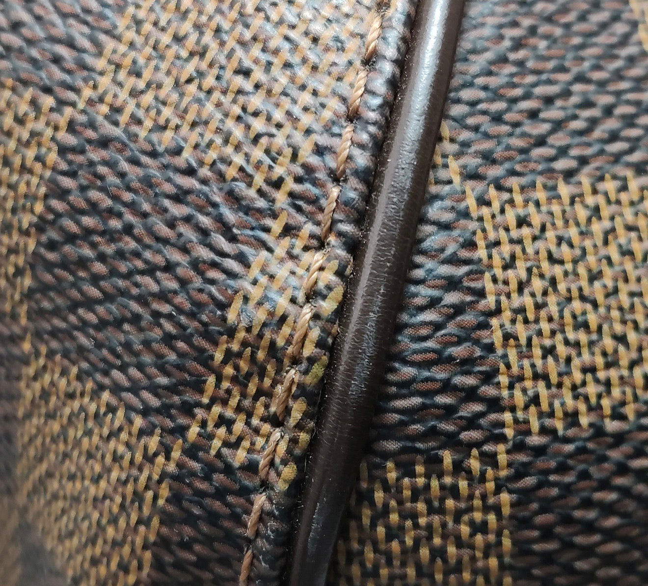 LOUIS VUITTON Damier Ebene Sistina GM