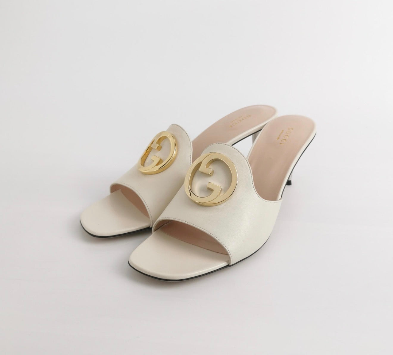 GUCCI Blondie Leather Sandals