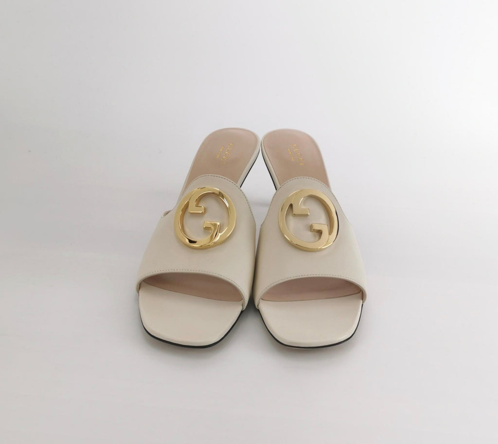 GUCCI Blondie Leather Sandals