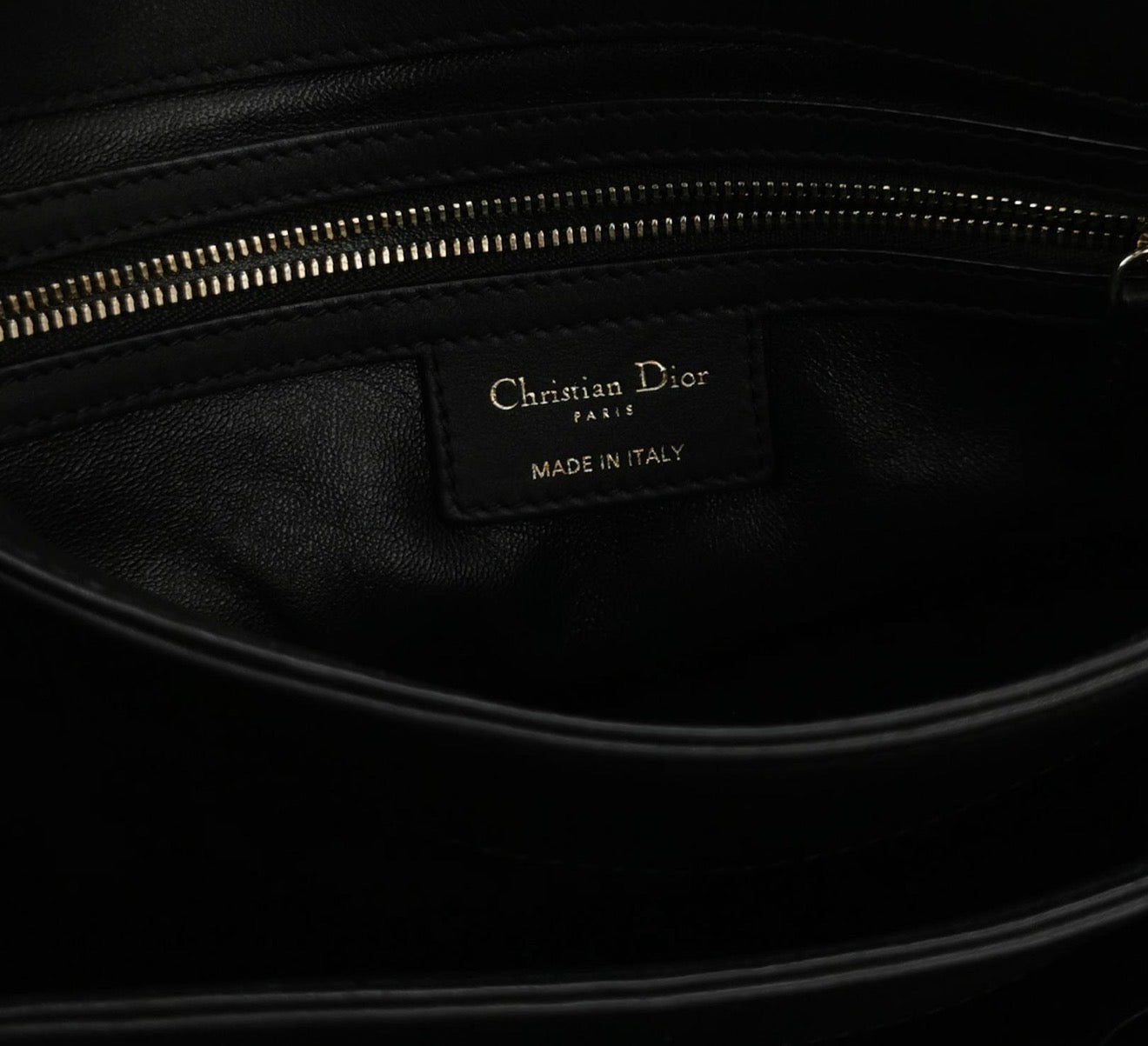 Christian DIOR Faux Fur Shoulder Bag with Chain Strap