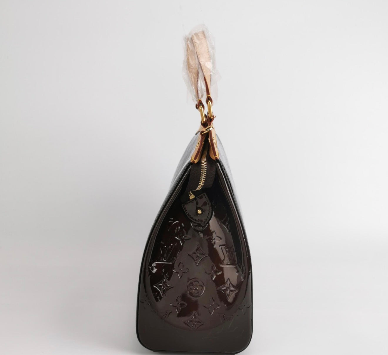 LOUIS VUITTON Amarante Monogram Vernis Brea MM