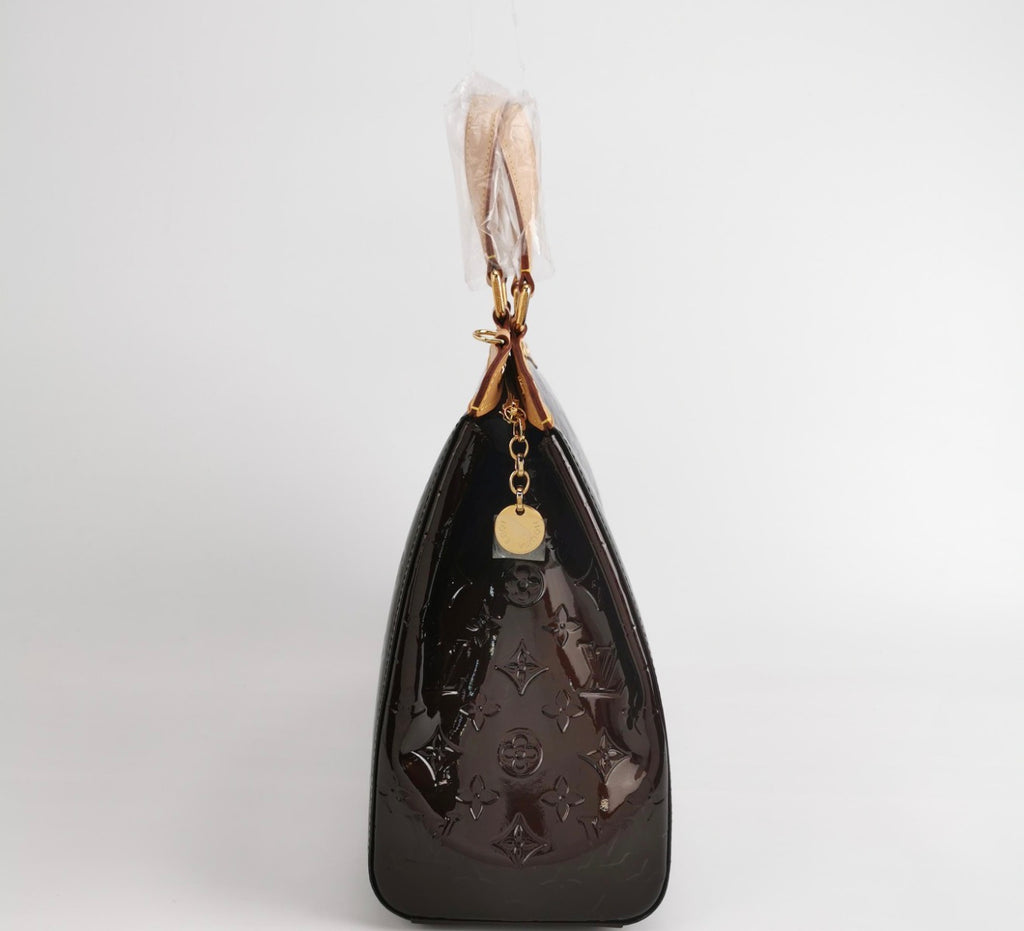 LOUIS VUITTON Amarante Monogram Vernis Brea MM