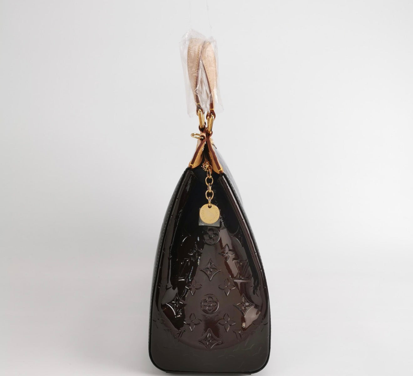 LOUIS VUITTON Amarante Monogram Vernis Brea MM