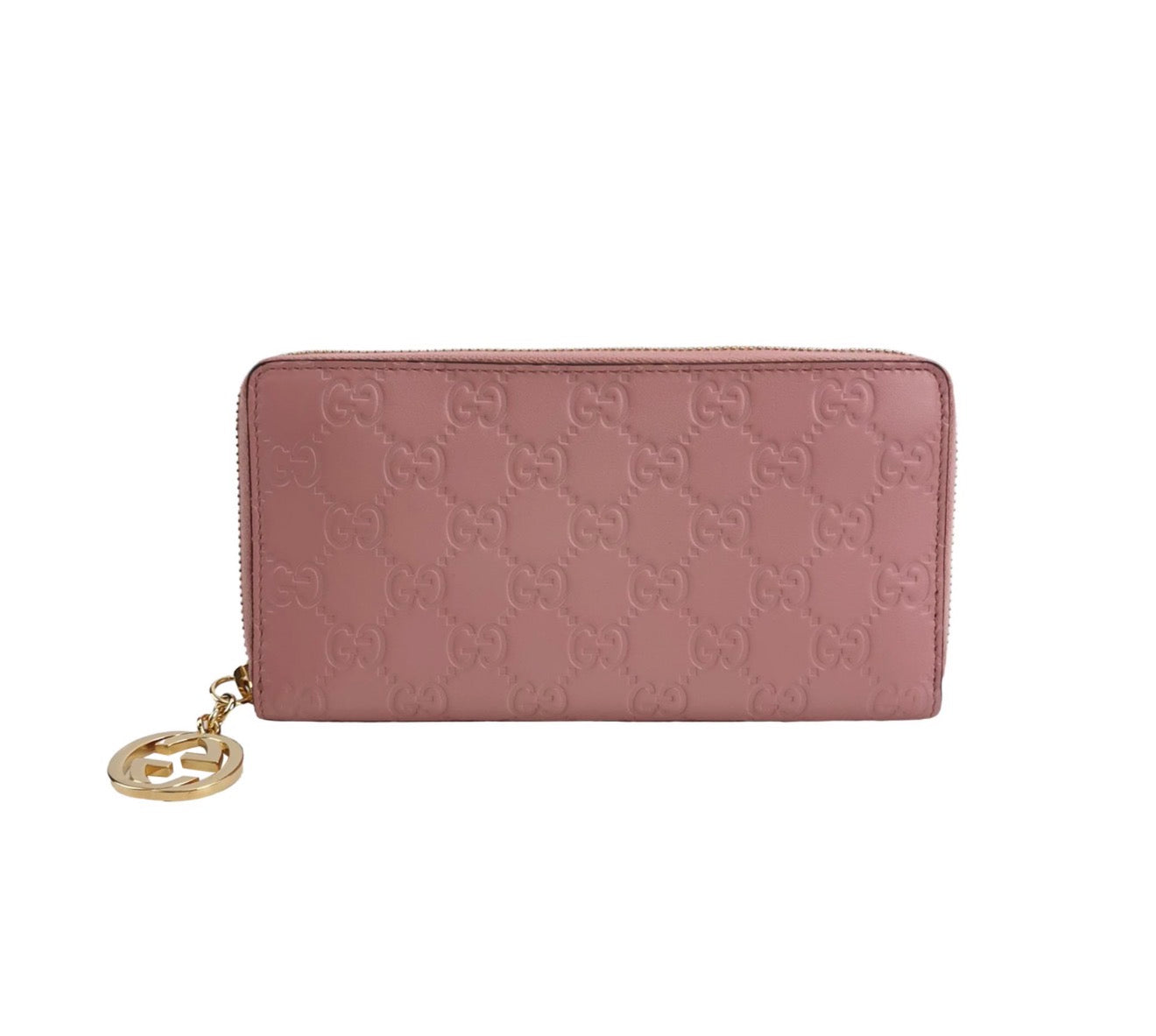 GUCCI Guccissima Leather Zip-around Wallet