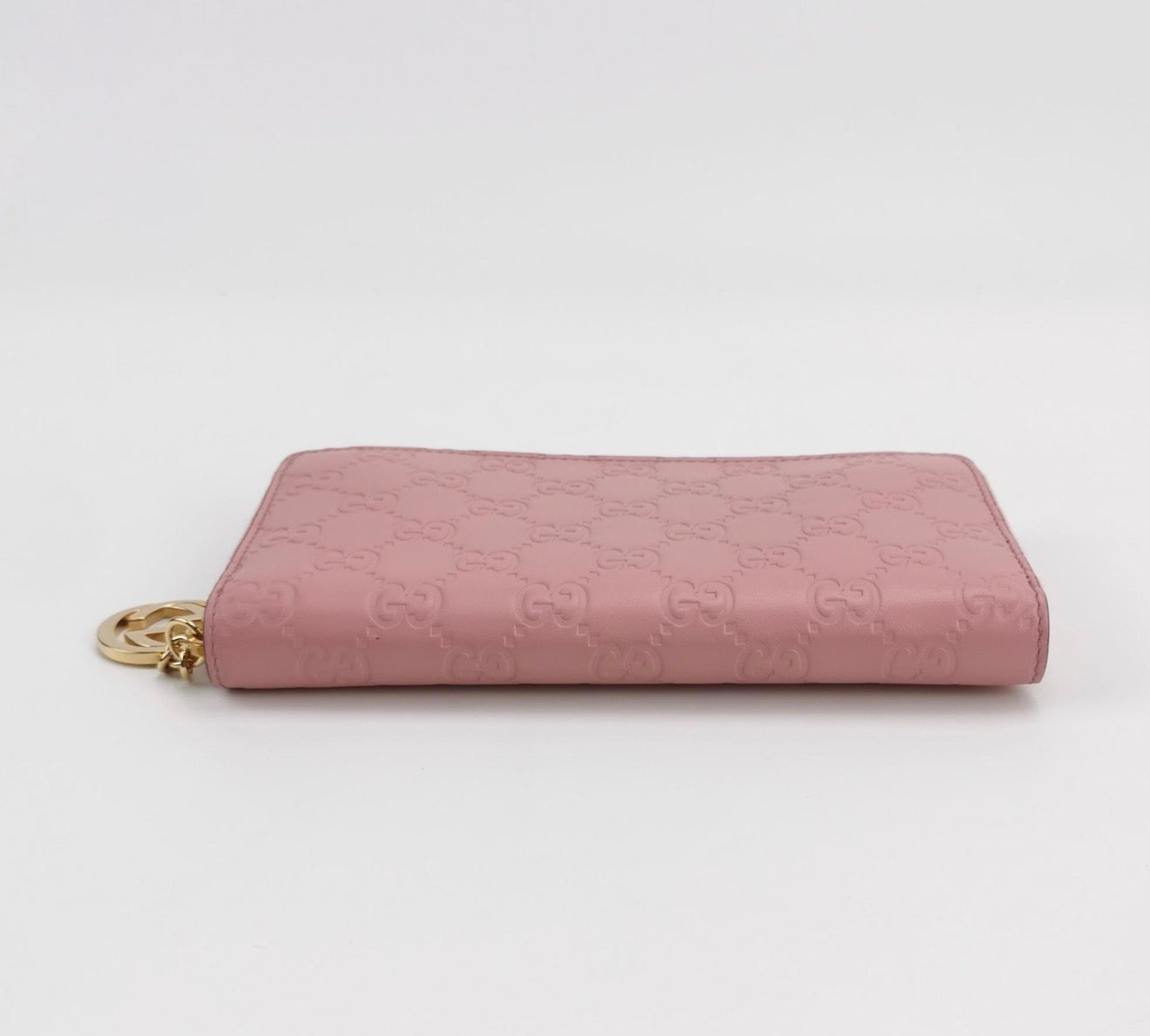 GUCCI Guccissima Leather Zip-around Wallet