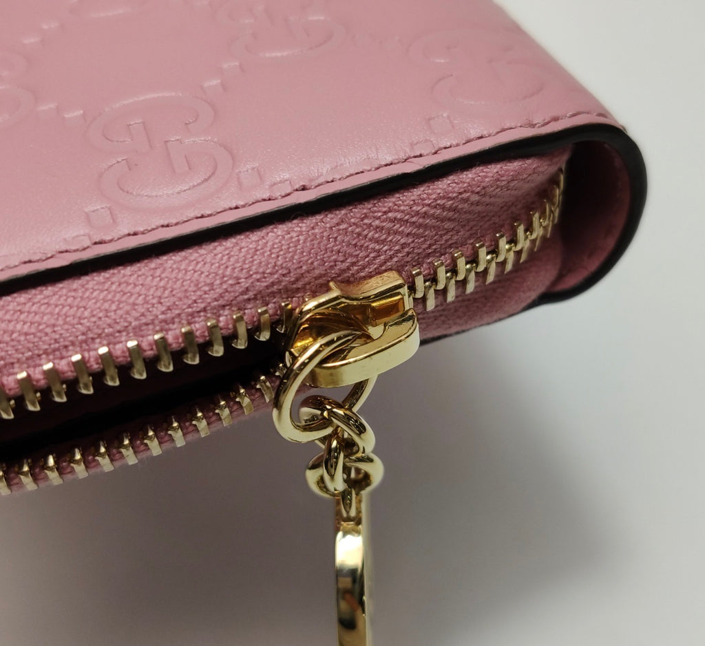 GUCCI Guccissima Leather Zip-around Wallet