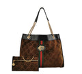 GUCCI Rajah GG Large Velvet Tote Handbag