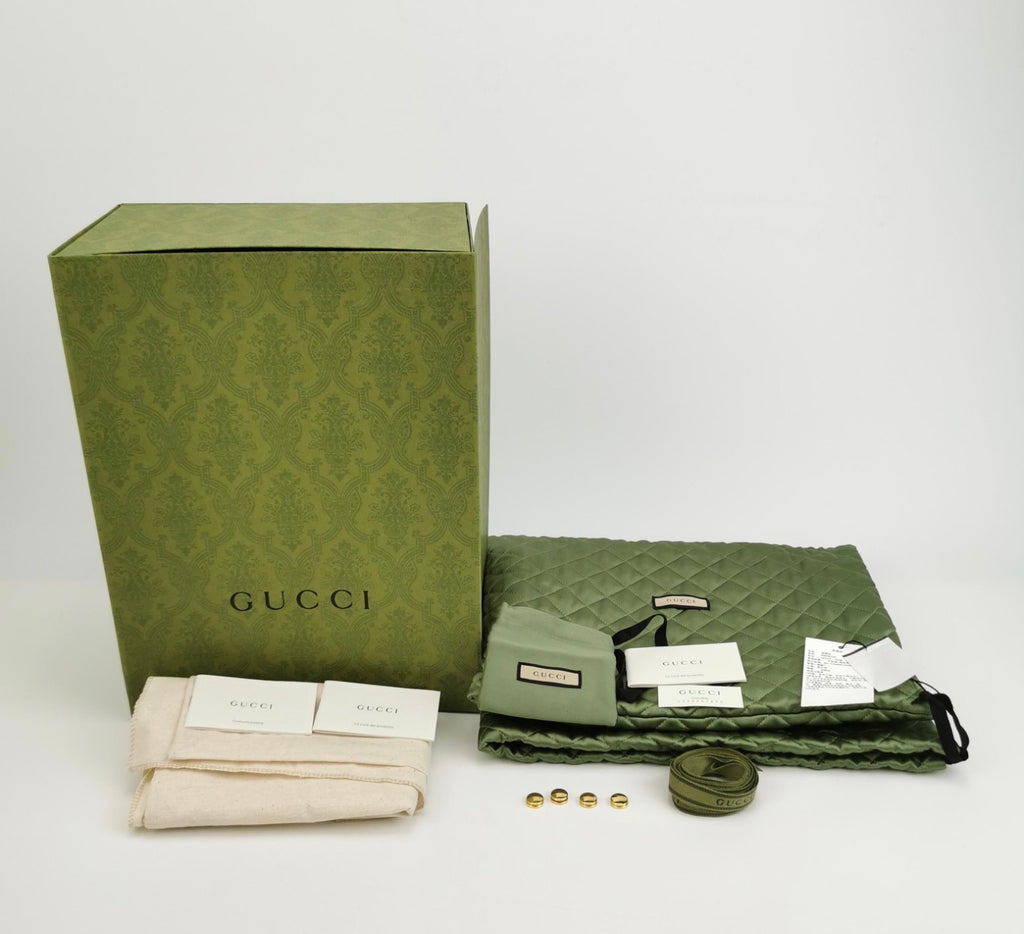 GUCCI Horsebit 1955 Python Trim Shoulder Bag