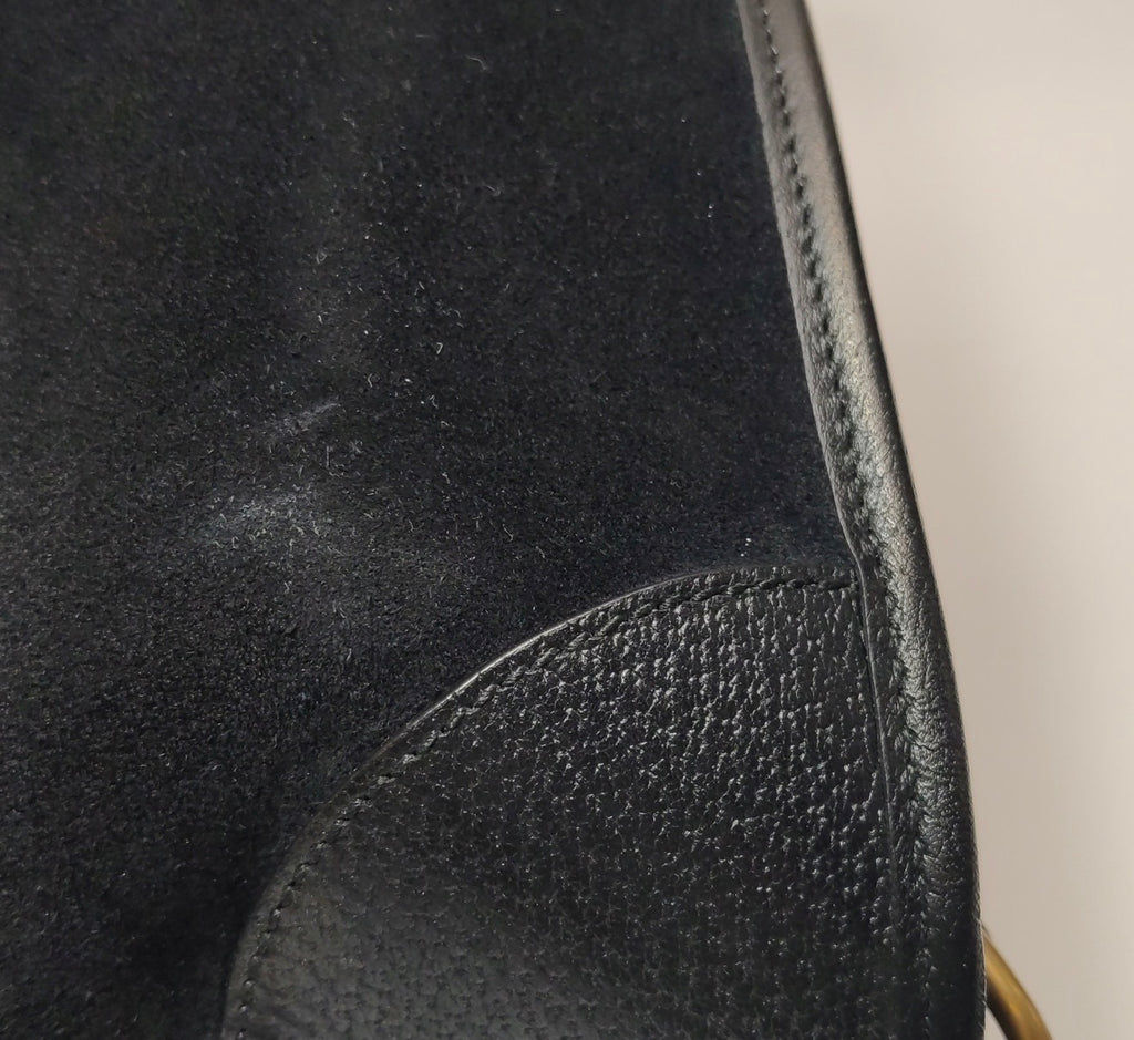 GUCCI Large Suede Neo Web Medium Duffle Bag