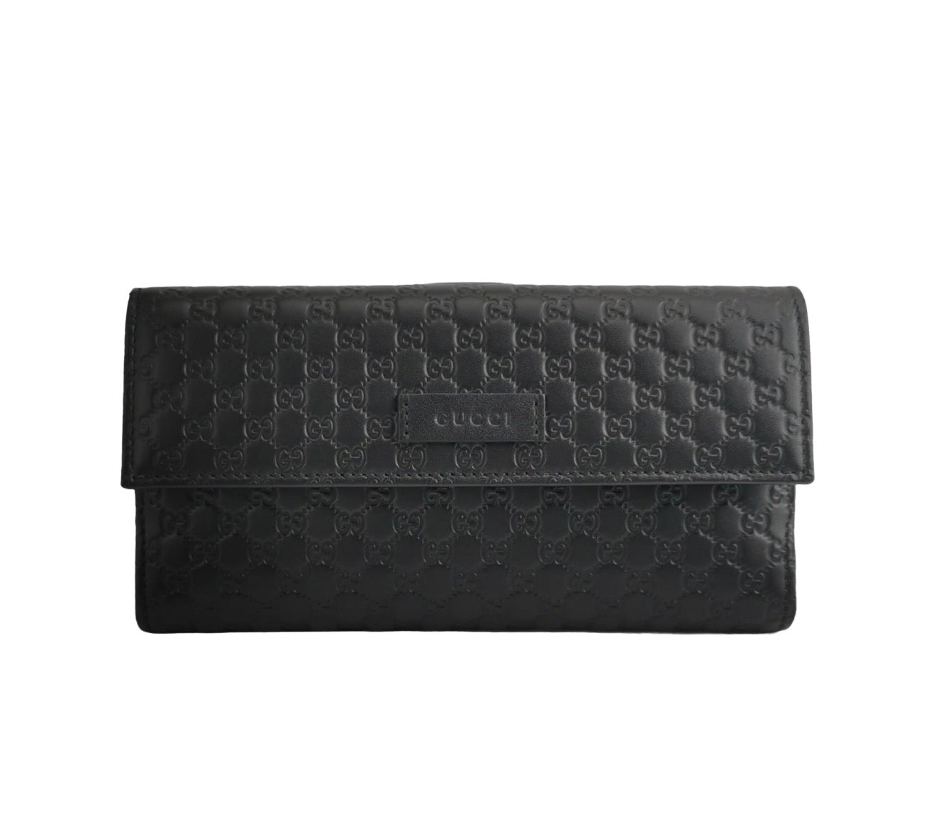 GUCCI Microguccissima Leather Continental Flap Wallet