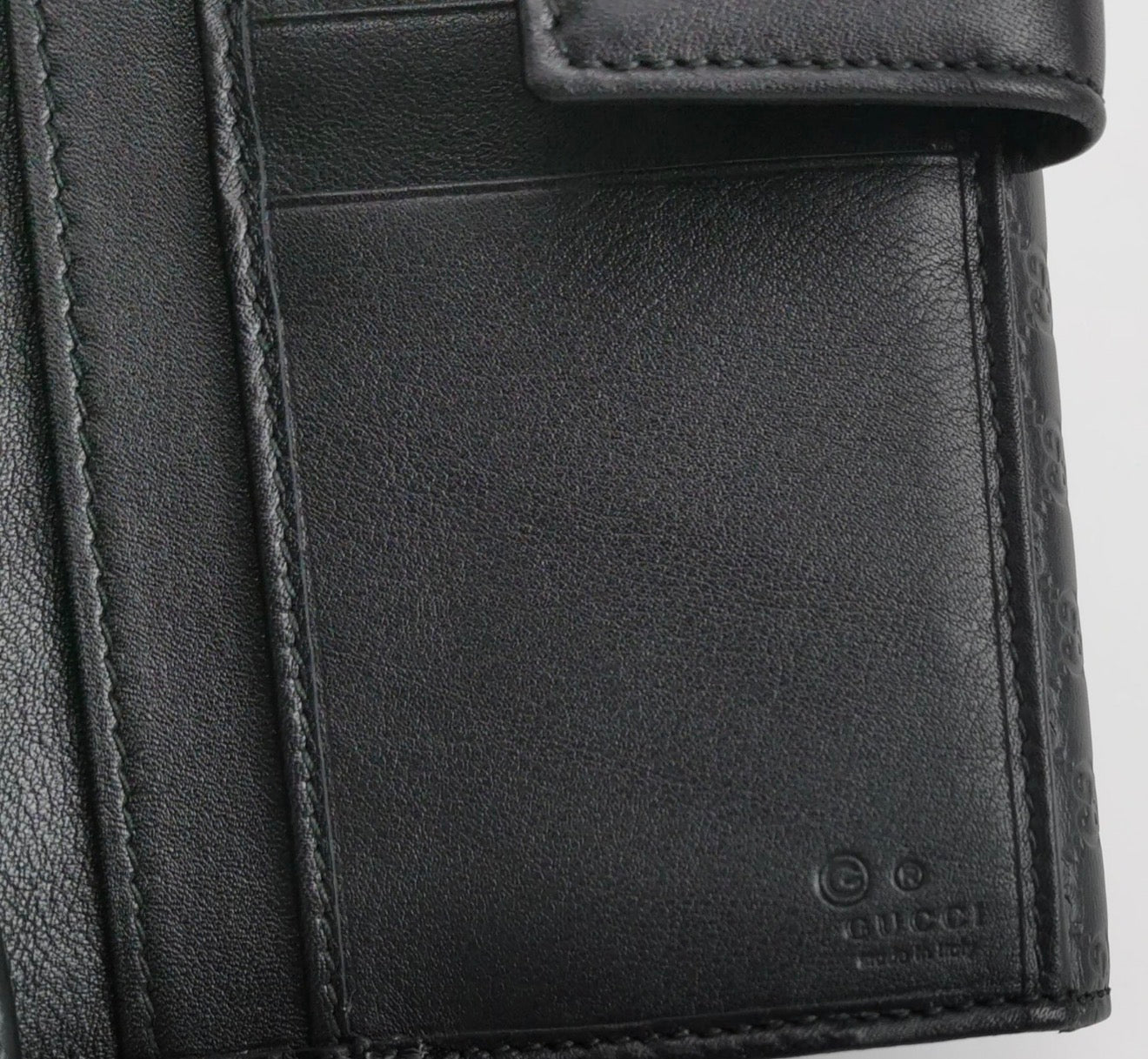 GUCCI Microguccissima Leather Continental Flap Wallet