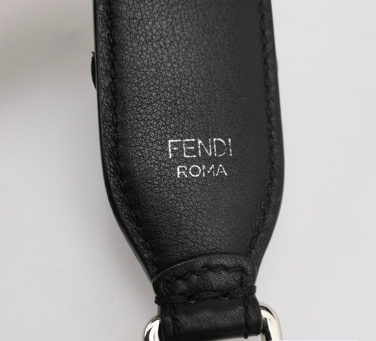 FENDI Vitello Dolce Flowerland Studded Shoulder Strap