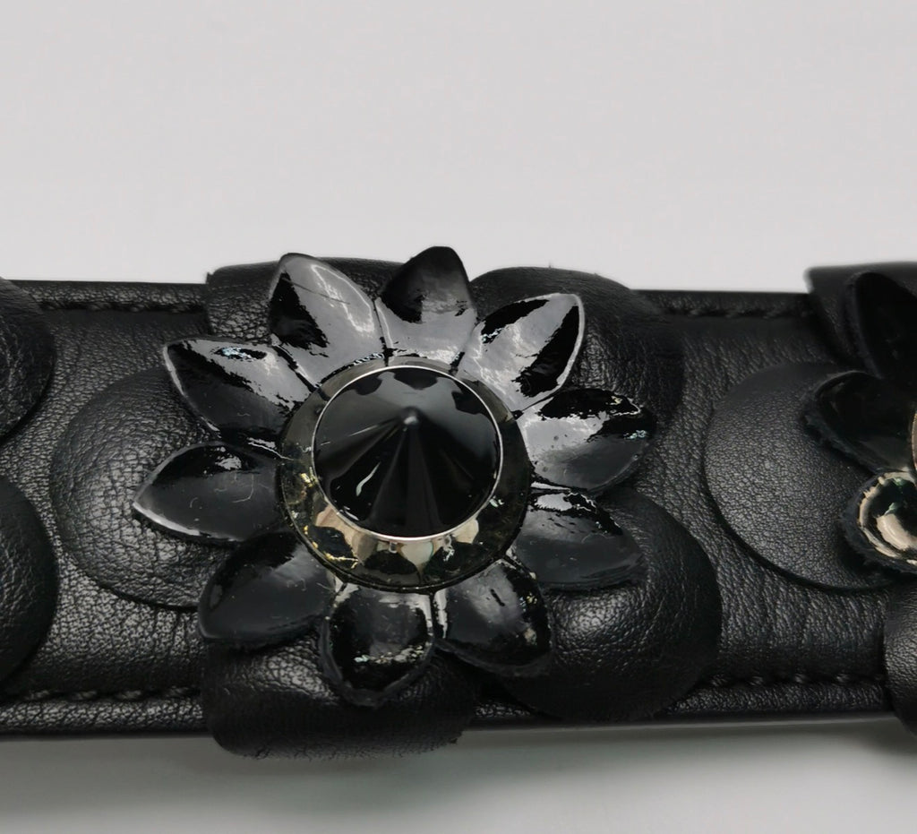 FENDI Vitello Dolce Flowerland Studded Shoulder Strap