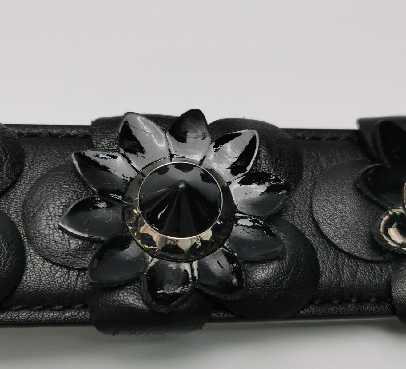 FENDI Vitello Dolce Flowerland Studded Shoulder Strap