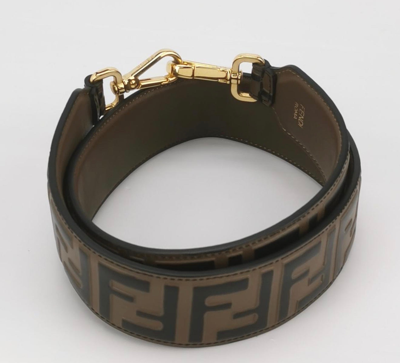 FENDI Patterned Leather Bag Strap