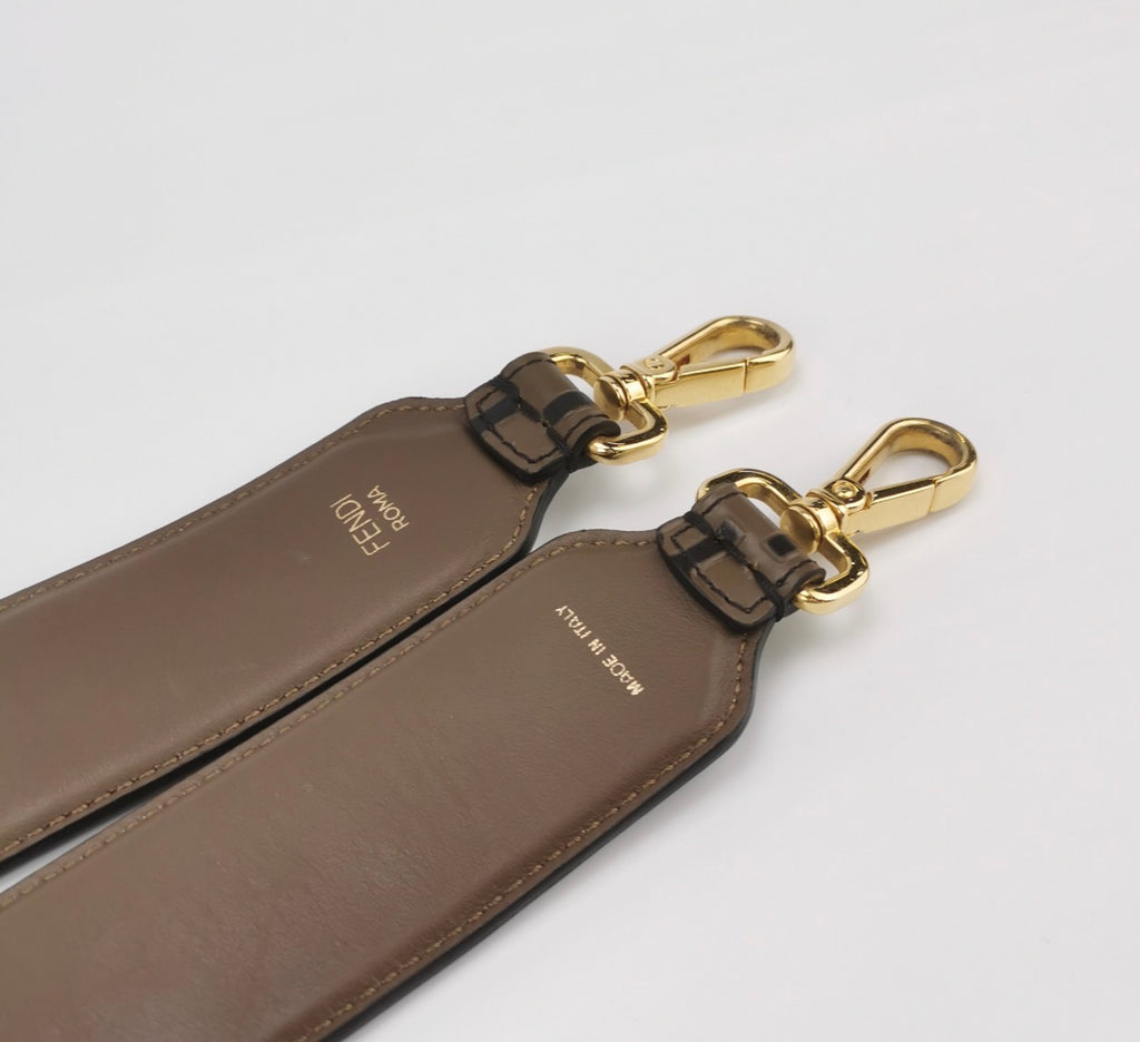 FENDI Patterned Leather Bag Strap