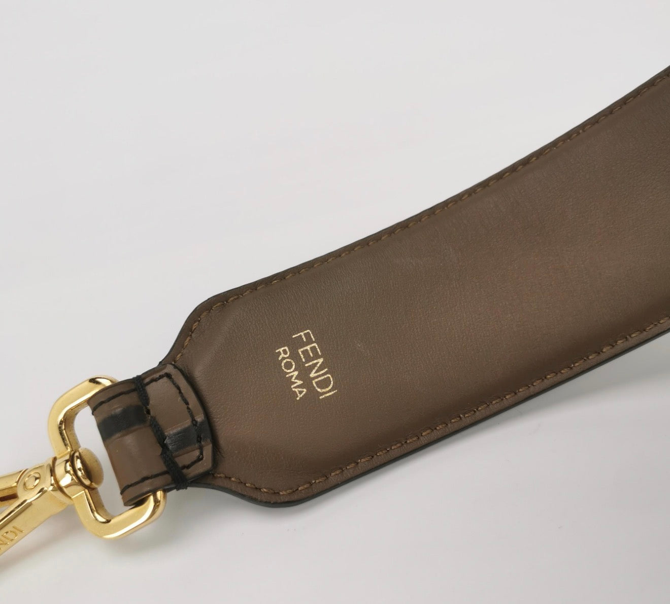 FENDI Patterned Leather Bag Strap